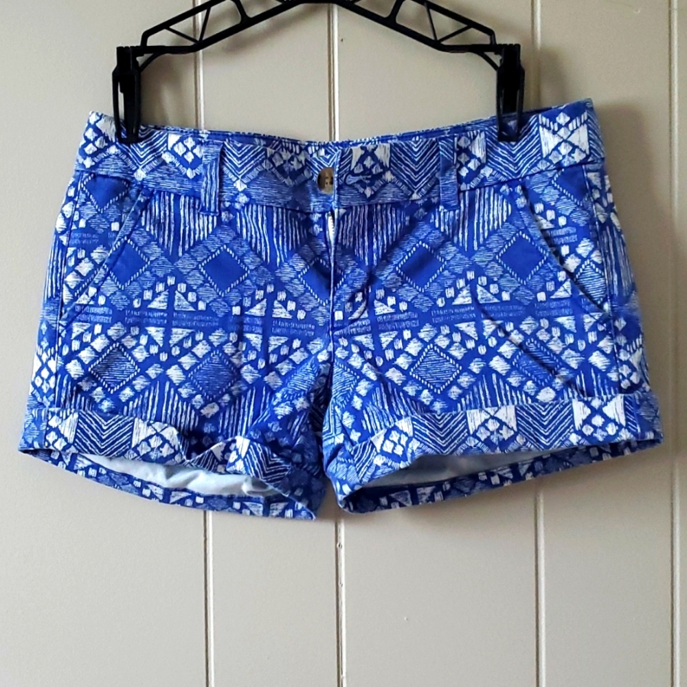 American Eagle Midi Twill Shorts